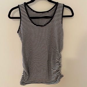 Black and White Striped Tank Top